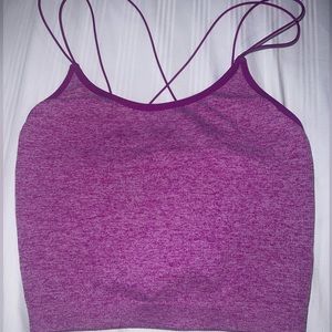 Purple crop top size small